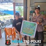 Polsek Kuala Behe Lakukan Himbauan Program Ketahanan Pangan, Dorong Warga Manfaatkan Lahan Perkarangan
