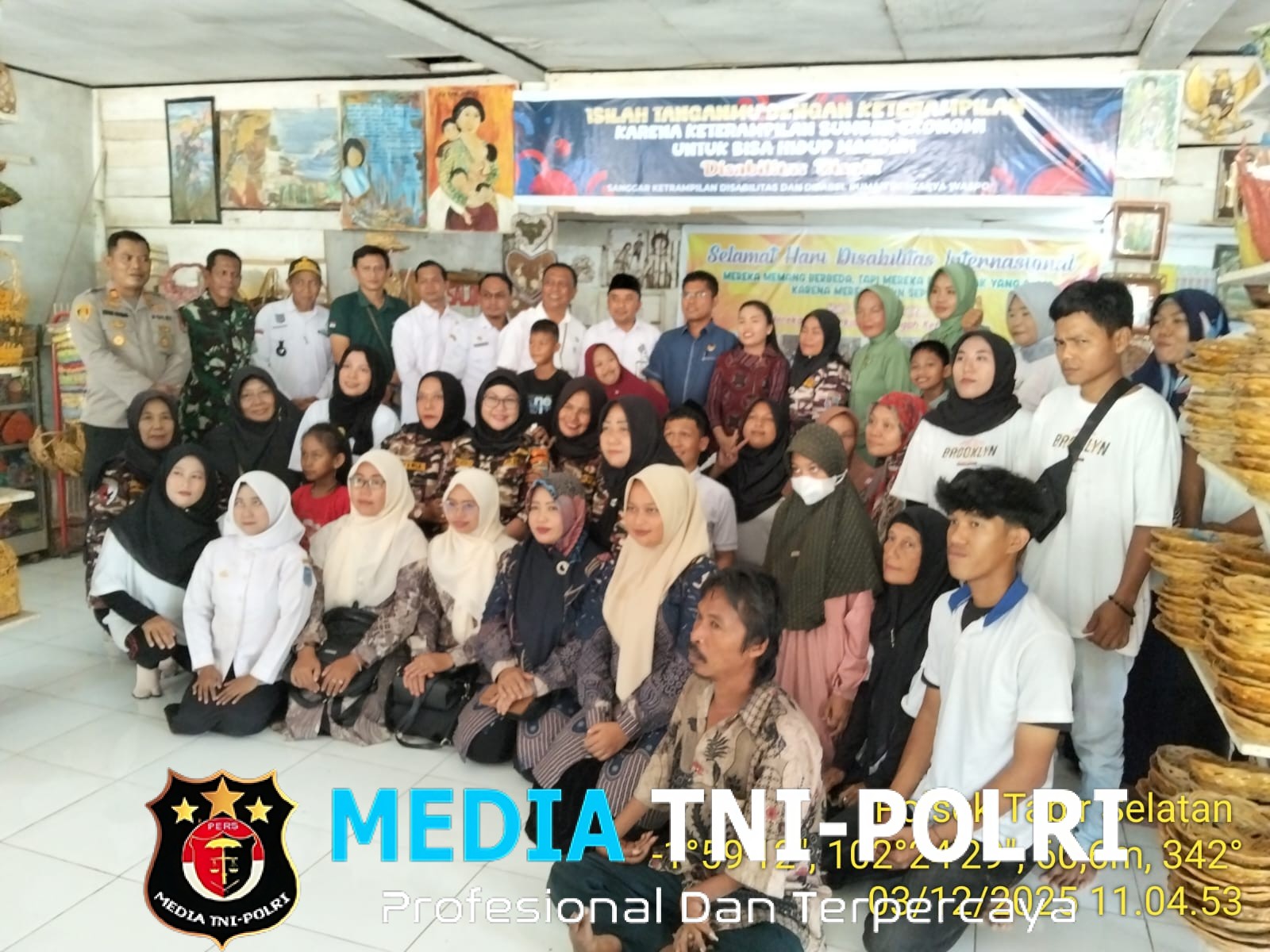 Kapolsek Tabir Selatan Gencar Dukung Inklusi dan Kamtibmas di Peringatan Hari Disabilitas Internasional