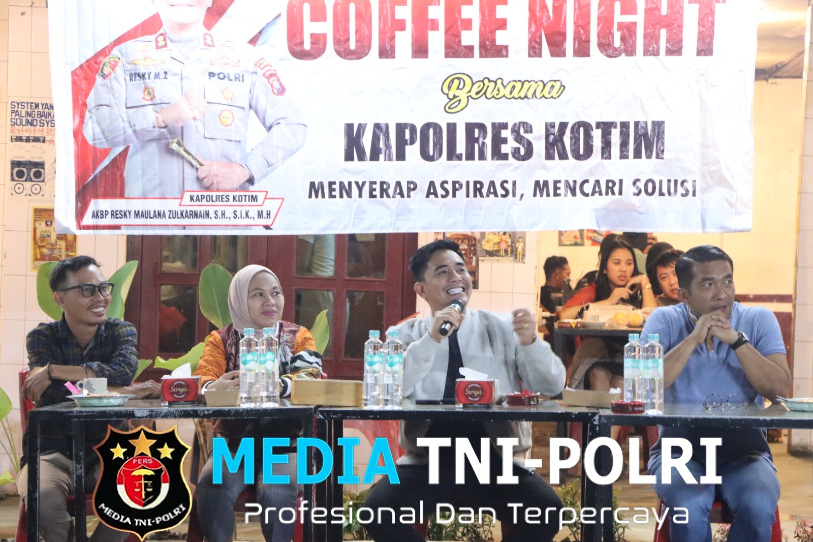 Polres Kotim Gelar Coffee Night Bersama Insan Pers