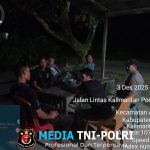 Polisi Gelar Patroli Malam, Berikan Himbauan Kamtibmas di Lokasi Rawan Kejahatan