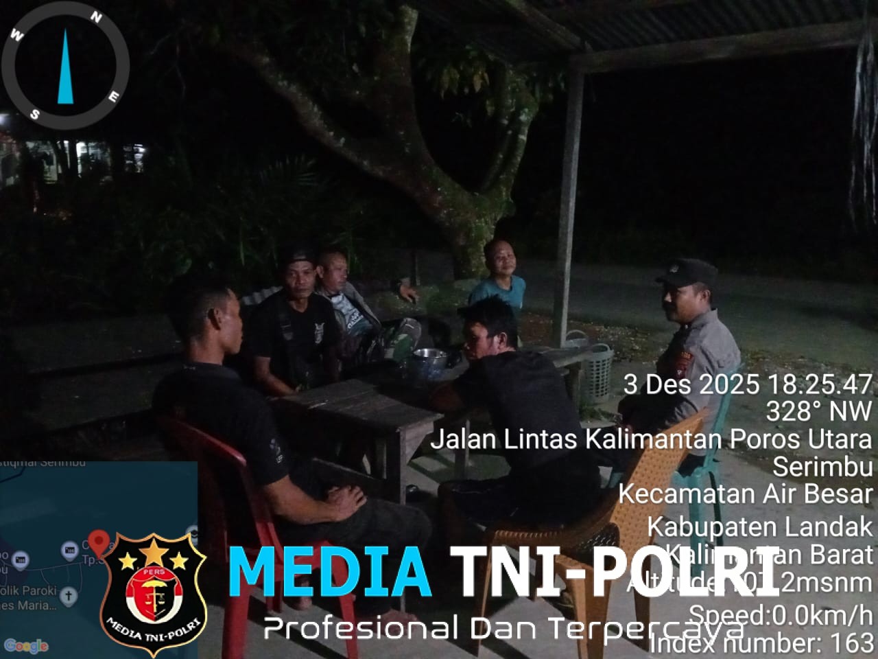 Polisi Gelar Patroli Malam, Berikan Himbauan Kamtibmas di Lokasi Rawan Kejahatan
