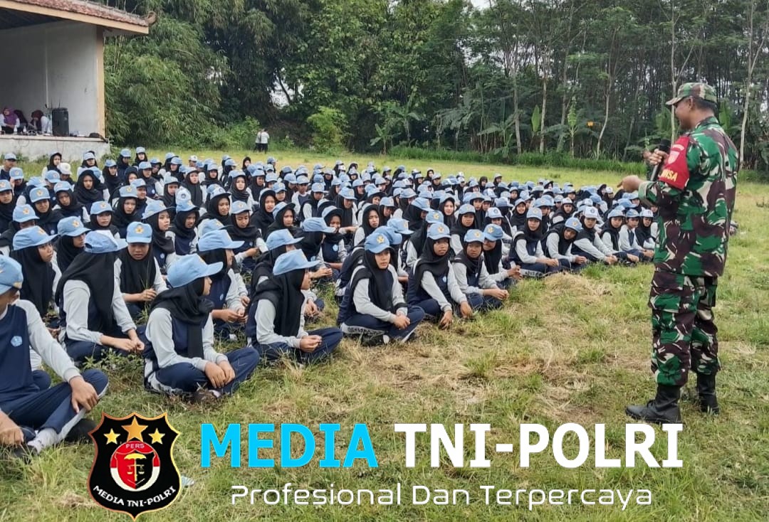 Koramil 01/Kota Boyolali Bina Karakter Siswa SMK I Boyolali, Tekankan Disiplin, Wawasan Kebangsaan, dan Bijak Bermedia Sosial