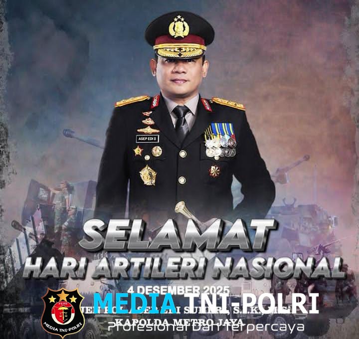 Raya HUT Artileri Nasional 2025, Kapolda Metro Jaya Sampaikan Penghormatan bagi Korps Artileri TNI