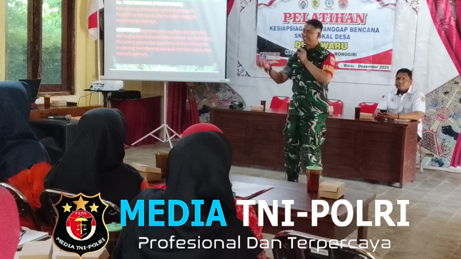 Ini yang disampaikan BABINSA dalam Pelatihan Kesiapsiagaan Tanggap Bencana Sekala Lokal Desa