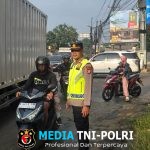 Cegah Kemacetan, Polsek Setu Lakukan Pengaturan Lalin di Jam Sibuk Pagi