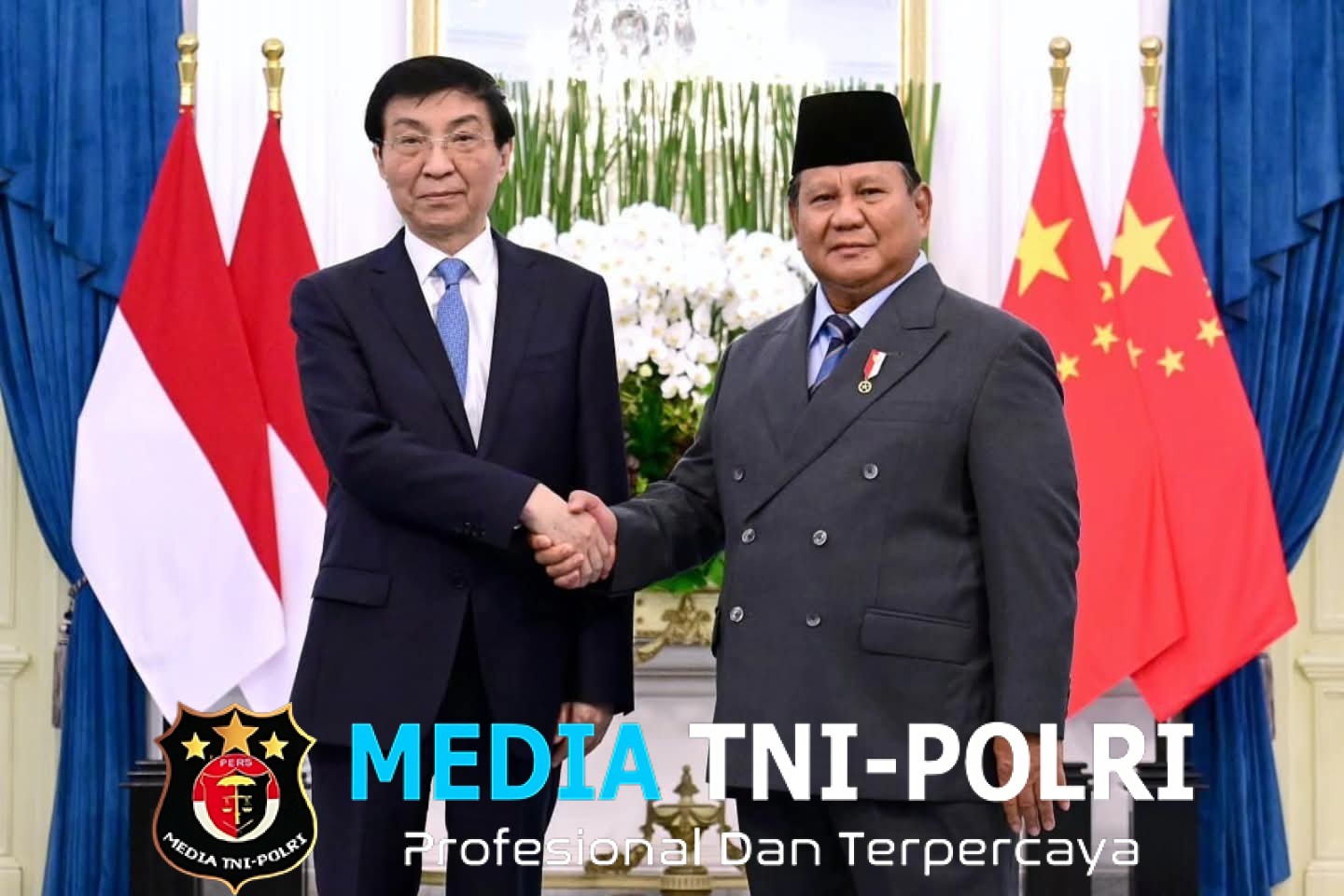 Perkuat Kerja Sama Strategis, Presiden Prabowo Sambut Ketua MPR Tiongkok Wang Huning di Istana Merdeka