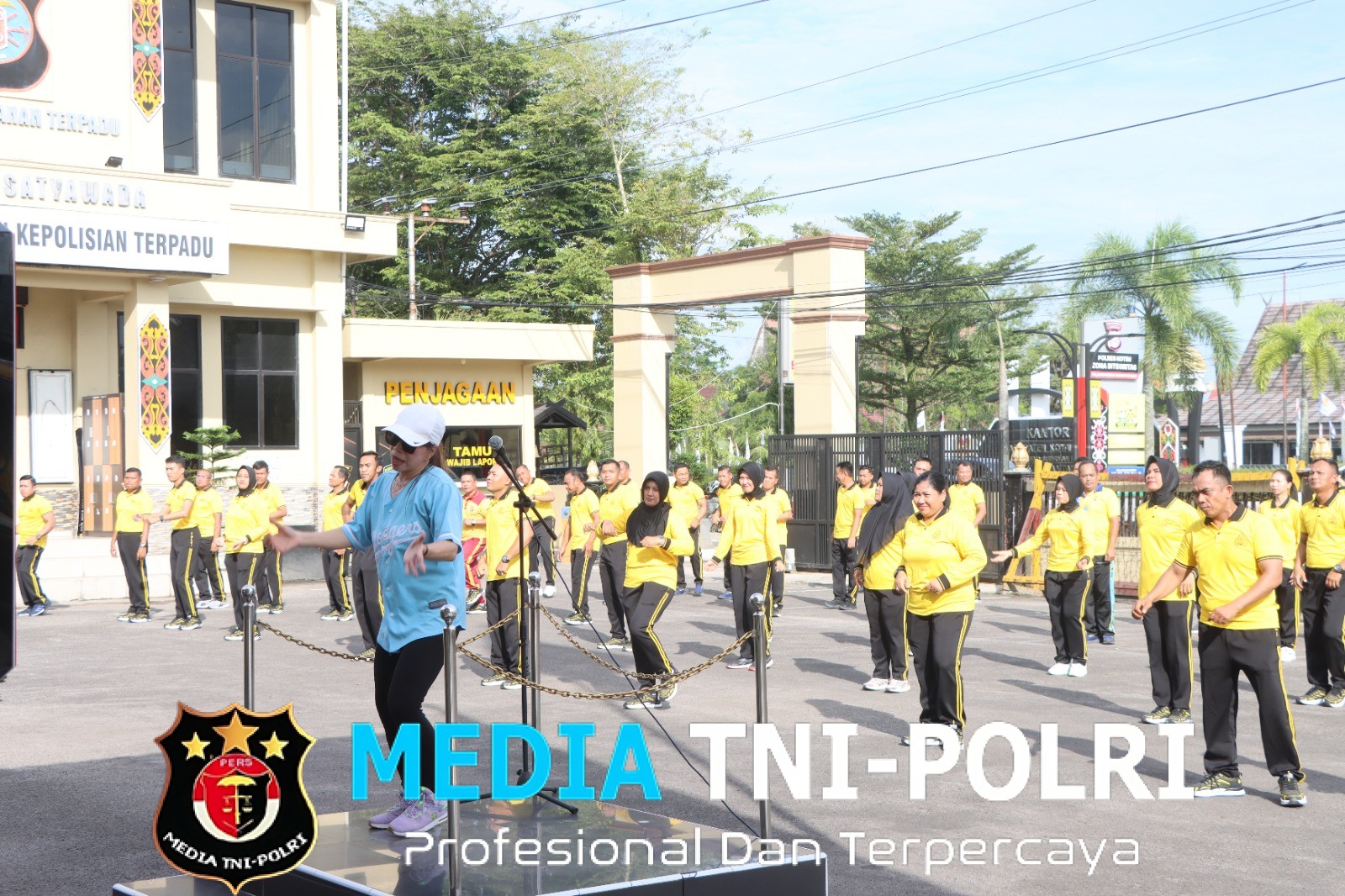 Olah Raga Bersama Wujudkan Sinergitas Dan Kebugaran Personil