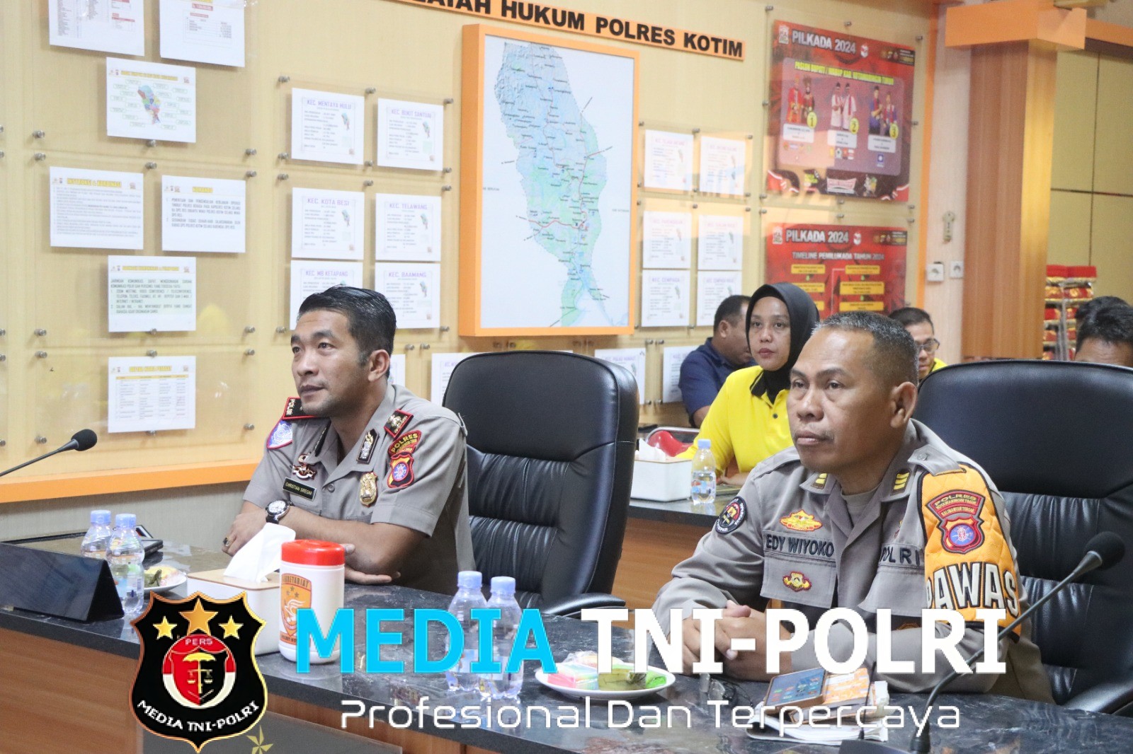 Polres Kotim Mengikuti Vidcon, Kesiapan Menghadapi Ops Lilin / Nataru 2025-2026 di Pimpin Astama Ops Polri