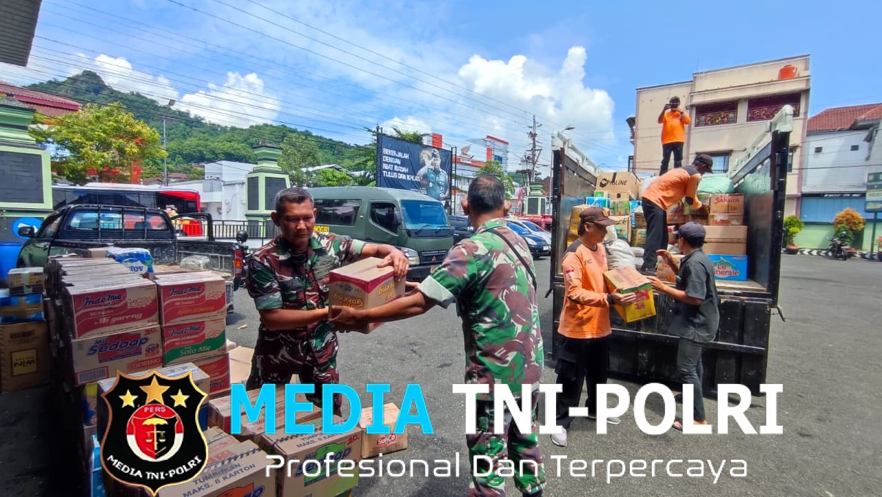 Peduli Korban Bencana Alam Di Sumatera Dan Aceh, Kodim Wonogiri Salurkan Bantuan Kemanusiaan