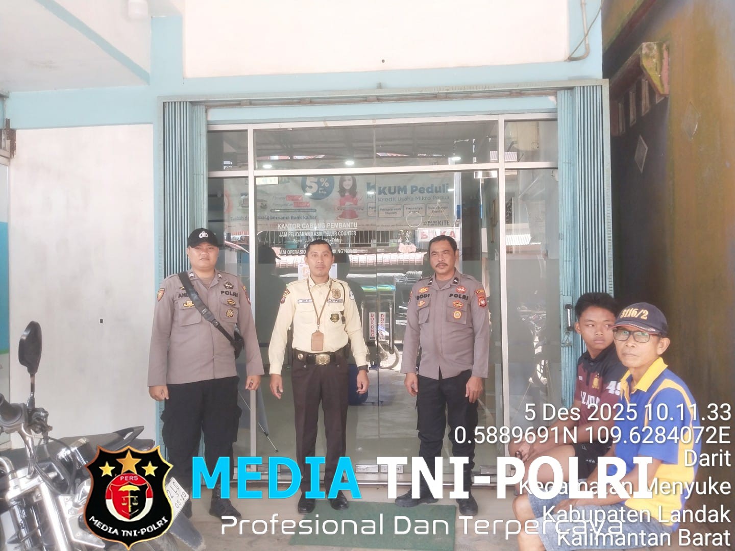 Samapta Polsek Menyuke Laksanakan Patroli Rutin Pada Siang Hari