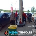 Polisi Sambangi SPBU Mandor, Beri Edukasi Keamanan kepada Warga