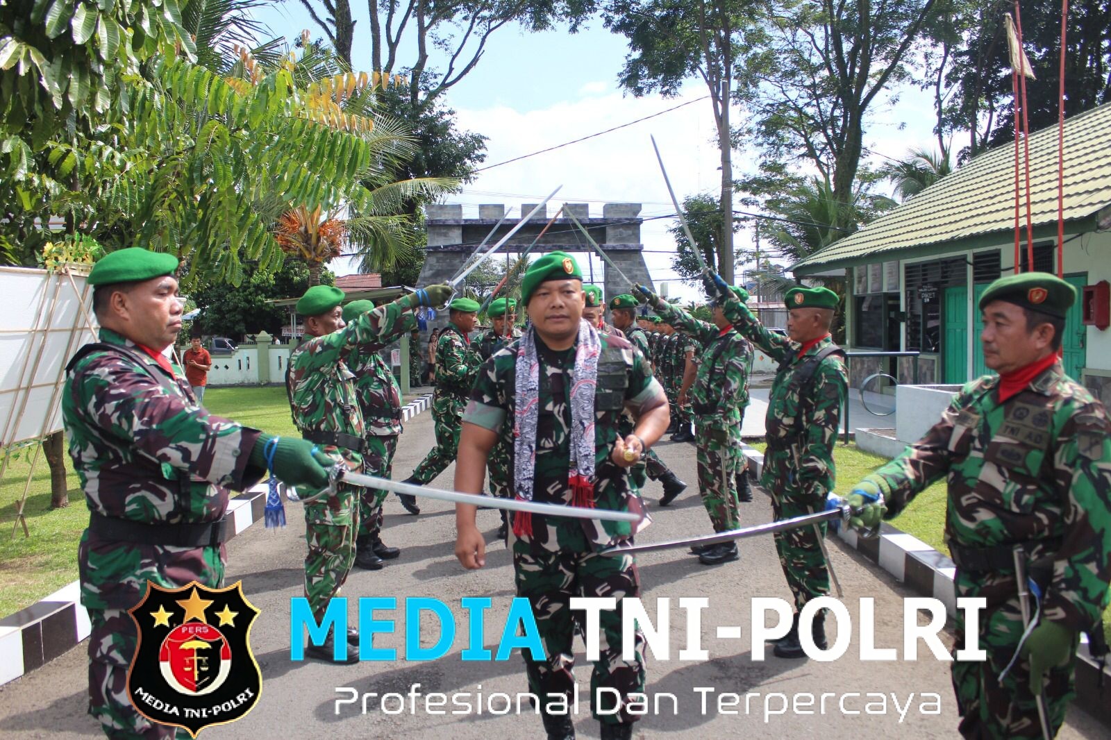 Kodim 1310/Bitung Sambut Dandim Baru Letkol Inf Dewa Made DJ