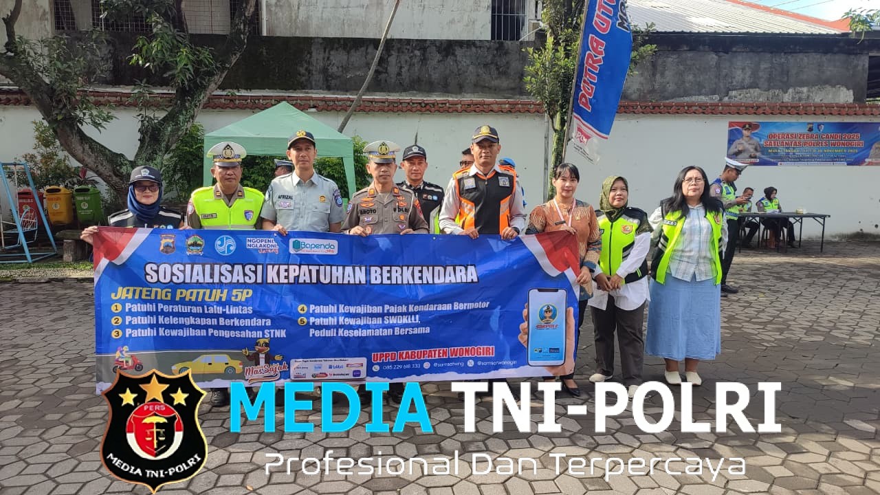 Sosialisasi Kepatuhan Berkendara Jelang Nataru 2025, Satlantas Polres Wonogiri Intensifkan Edukasi dan Tertib Lalu Lintas