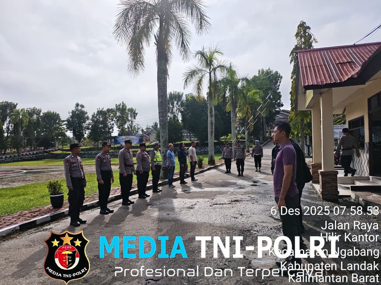 Pamapta II Berikan Arahan Saat Serah Terima Piket Penjagaan