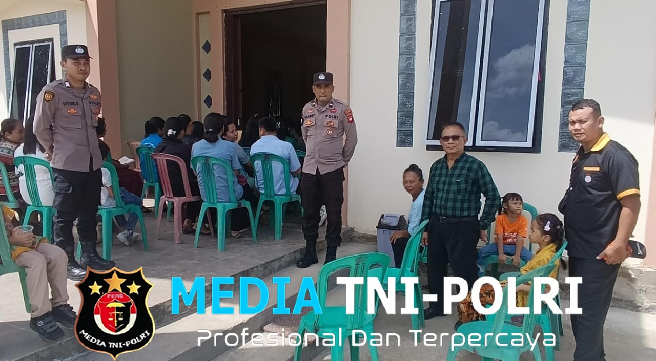 Perayaan Natal Daerah V GPPIK Menjalin, Polsek Menjalin Pastikan Pengamanan Optimal