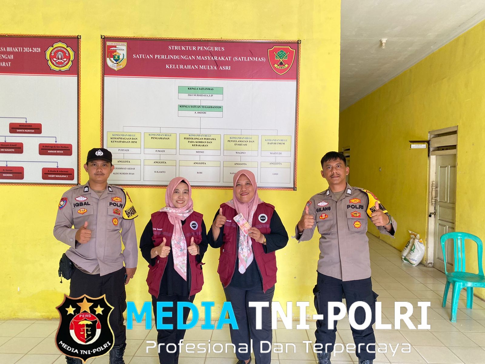 Polsek Tulang Bawang Tengah Gelar Gerakan Pangan Murah di Kelurahan Mulya Asri