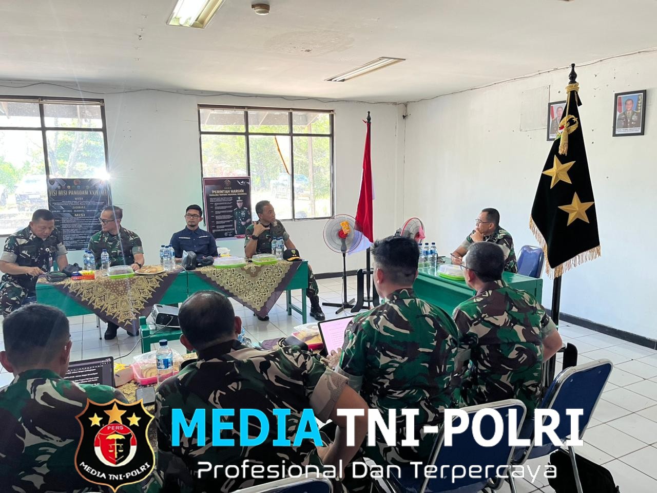 Pangdam XXIV/MT Dampingi Sekjen Kemhan Tinjau Pengembangan Yonif TP 861/MK di Wanam