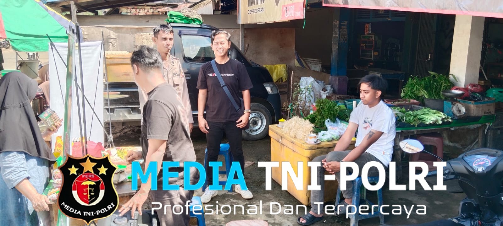 Aksi Humanis Polsek Sengah Temila Patroli Siang dan Himbauan Kamtibmas Jelang Natal