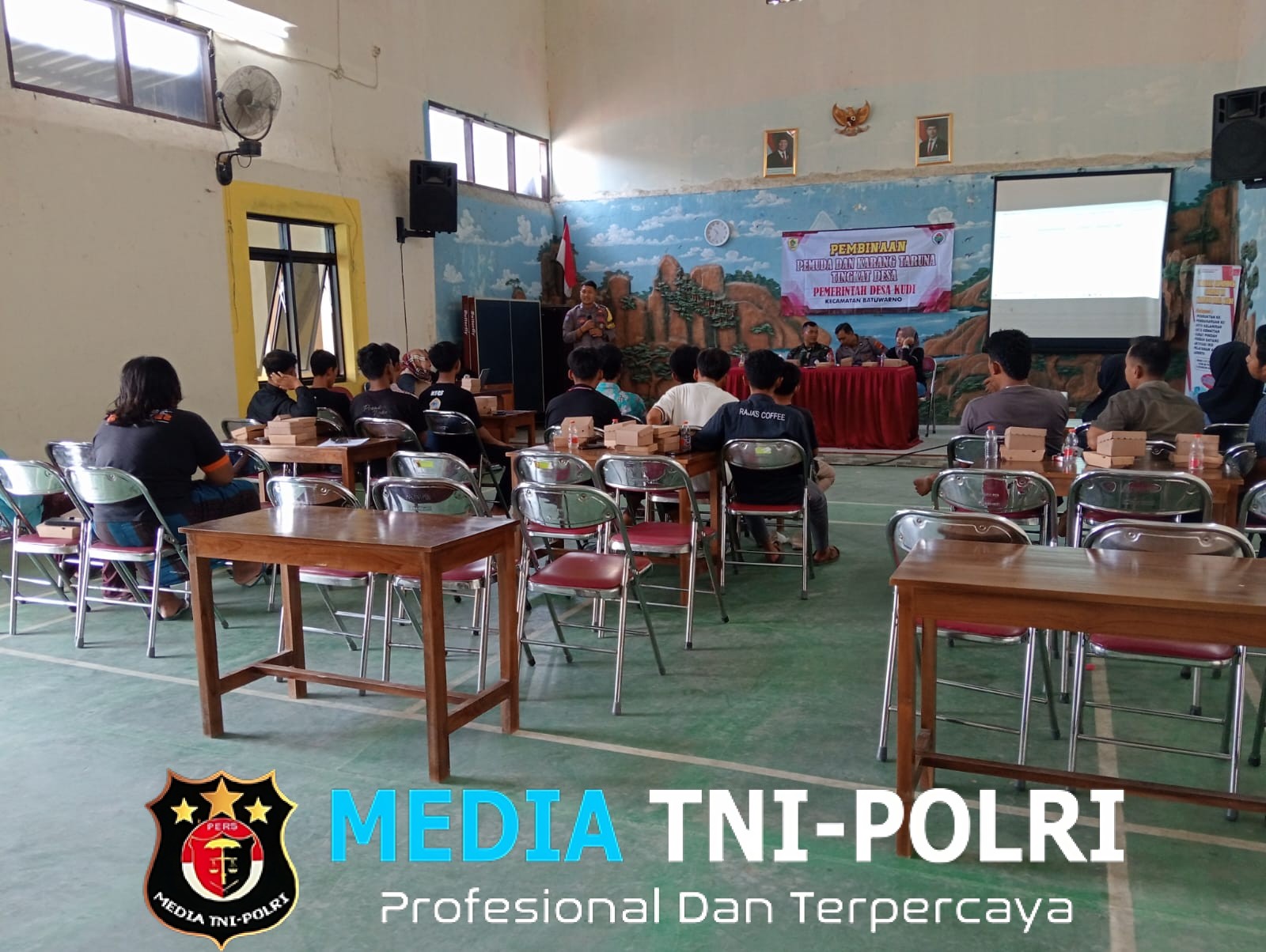 Pembinaan Karang Taruna Desa Kudi, Polsek Batuwarno Bekali Remaja Soal Etika Berlalu Lintas dan Cegah Kenakalan