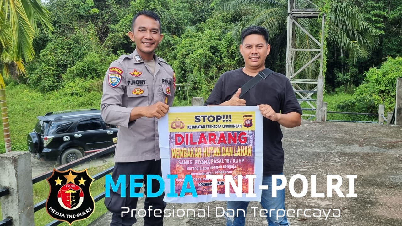 Polsek Menjalin Intensifkan Edukasi Karhutla untuk Tingkatkan Kesadaran Masyarakat