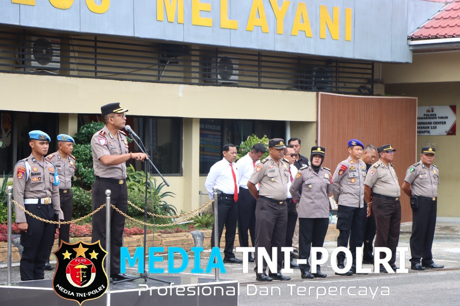 Wakapolres Kotim Pimpin Apel Pagi, Tekankan Pengendalian Diri Dalam Pelaksanaan Tugas Maupun Diluar Tugas