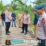 Danyon C Brimob Polda Jateng Tinjau Jembatan Dungtemu di Pracimantoro, Siap Dukung Perbaikan Bersama Polres Wonogiri