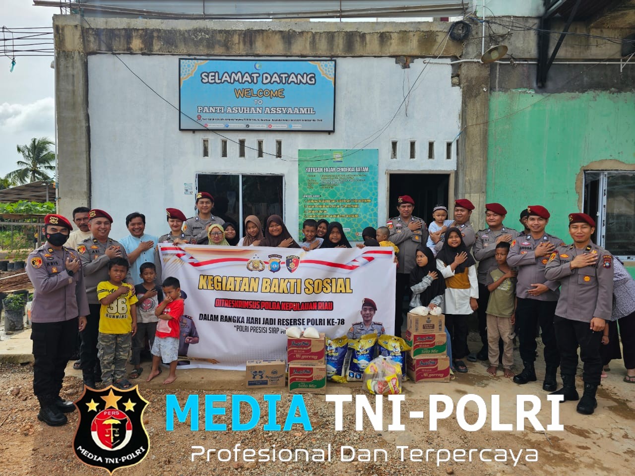 Ditreskrimsus Polda Kepri Gelar Bakti Sosial Dan Anjangsana Dalam Rangka Hari Jadi Reserse Polri Ke-78 Tahun 2025