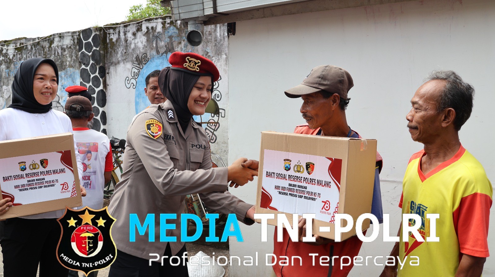 HUT Reserse ke-78, Satreskrim Polres Malang Gelar Santunan Anak Yatim hingga Baksos
