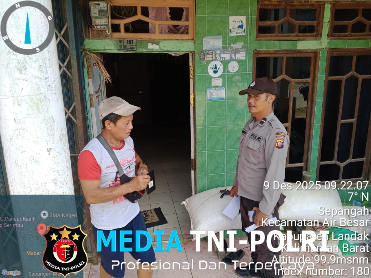 Polisi Sambangi Rumah Warga, Tekankan Pentingnya Kewaspadaan Terhadap Pencurian