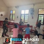 Satgas Yonif 123/Rajawali Bantu Persiapan Natal di Gereja GPDI Viadolorosa Bade