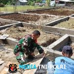 Babinsa Klego Turun Tangan Bantu Warga Cor Pondasi Rumah, Wujud Nyata Kepedulian TNI di Tengah Masyarakat