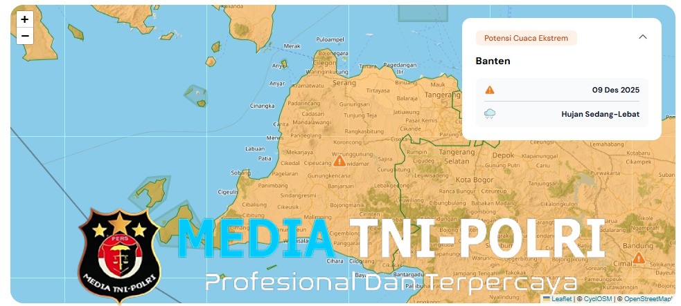 Polda Banten Imbau Warga Tingkatkan Kewaspadaan Menyikapi Prakiraan Cuaca Ekstrem dan Aktivitas Anak Krakatau