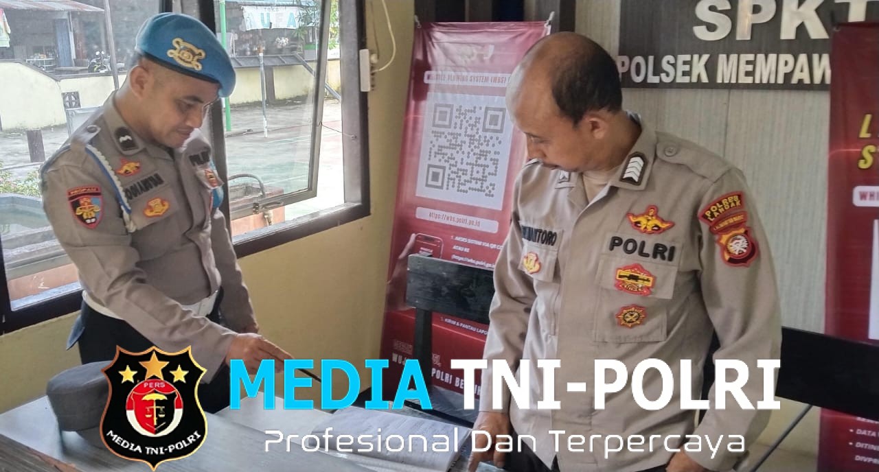 Kanit Propam Polsek Mempawah Hulu Laksanakan Pengawasan dan Berikan Motivasi kepada Personel