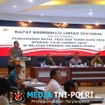 Wakapolda Sulut Pimpin Rakor Kesiapan Nataru 2025/2026, Tekankan Kolaborasi dan Kewaspadaan Bencana