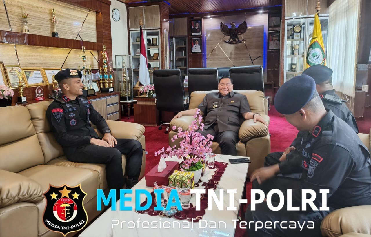 Danyon B Pelopor Lakukan Kunjungan Silaturahmi ke Kantor Bupati Kotim