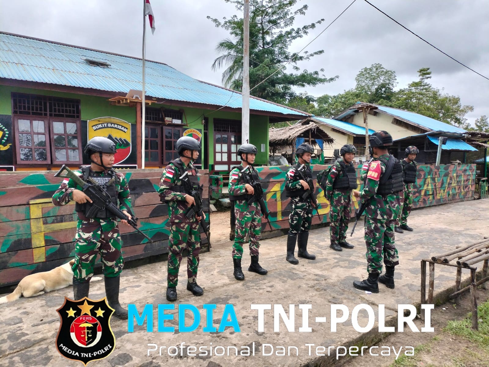 Satgas Yonif 123/Rajawali Gelar Pelayanan Kesehatan Keliling untuk Warga Kampung Wonggi