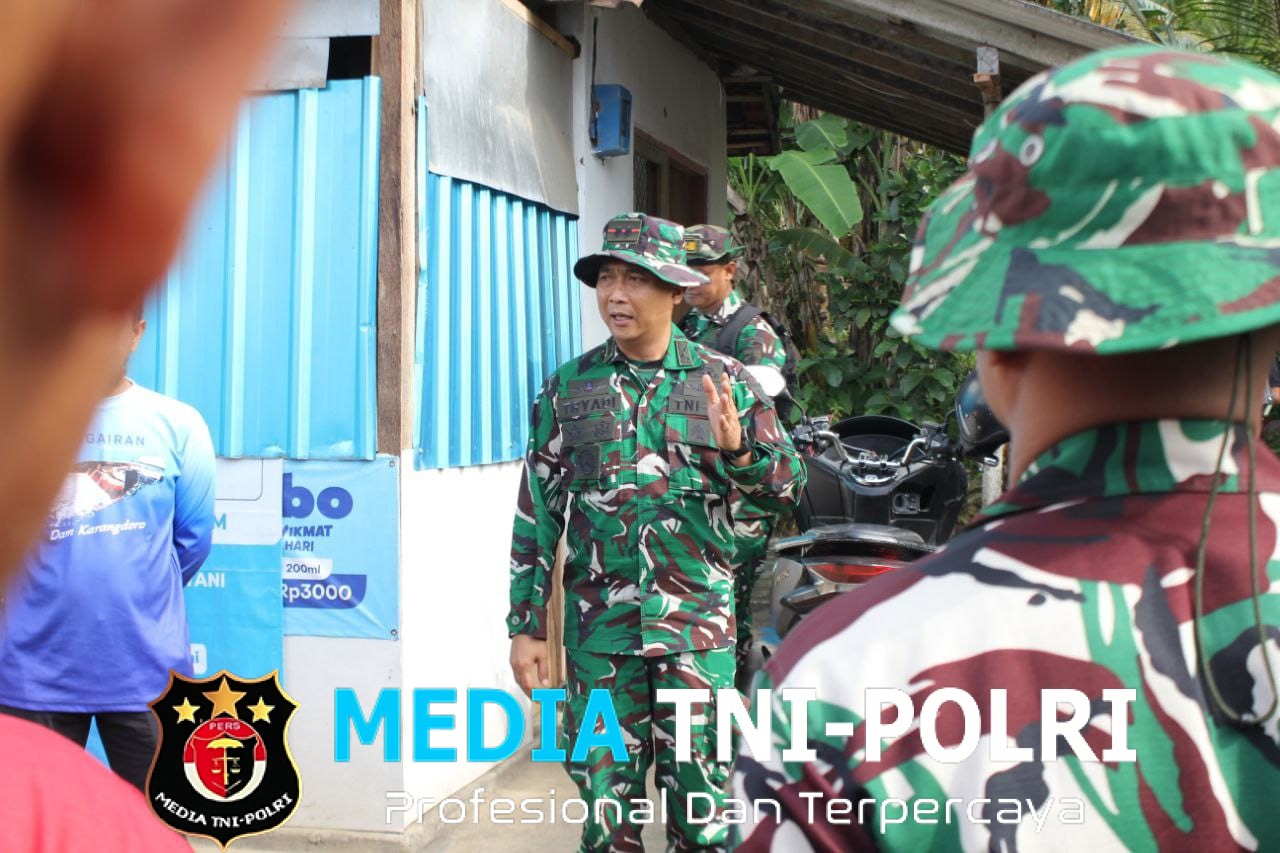 Dandim 0825 Banyuwangi Pimpin Karya Bakti Pembersihan Sungai, Koramil 0825-21 Kalipuro Turut Serta