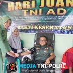 Semarak Hari Juang Kartika 2025, Kodim 0402/OKI-OI Sukses Selenggarakan Donor Darah dan Pelayanan Gratis