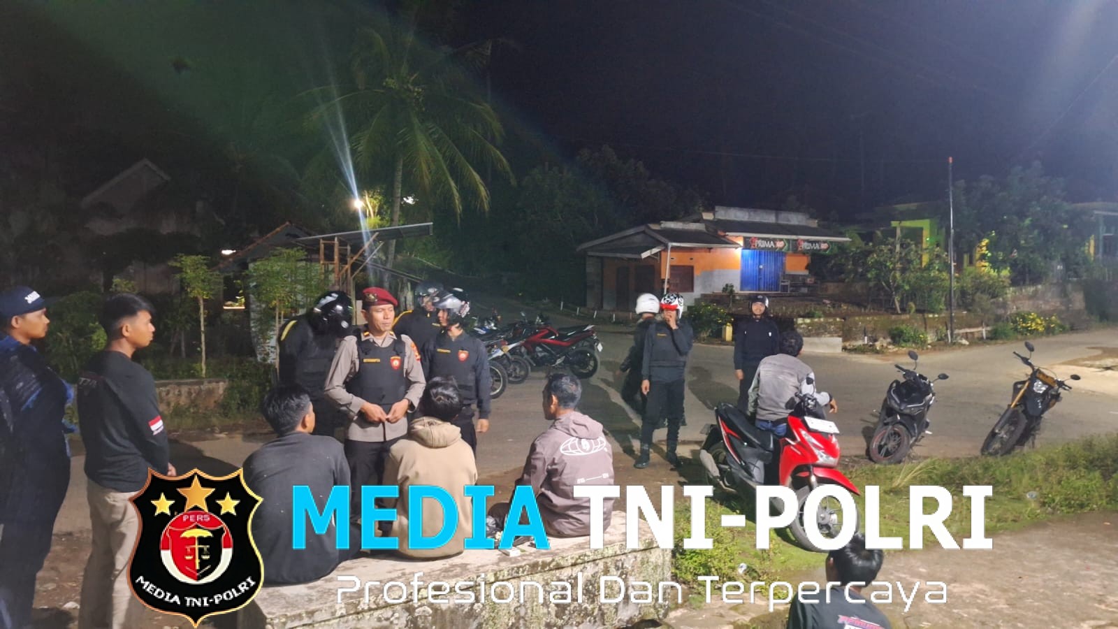 Tim Patroli Perintis Presisi Polres Tanggamus Sisir Wilayah Sumberejo Antisipasi C3 dan Balap Liar