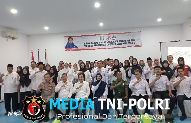 Pengurus PMI Kecamatan Se-Kabupaten Pringsewu Masa Bakti 2025-2030 Dikukuhkan