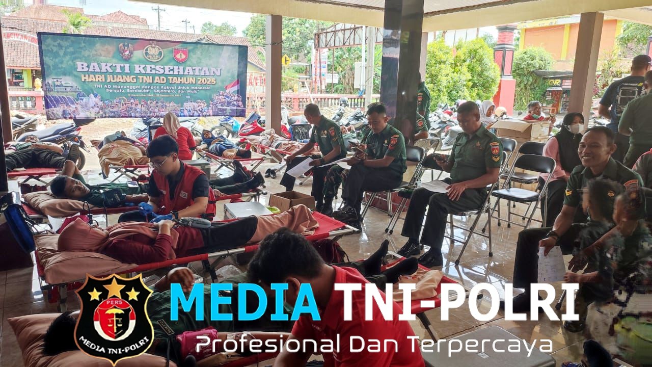 Sambut Hari Juang TNI AD, Kodim Wonogiri Gelar Bakti Kesehatan