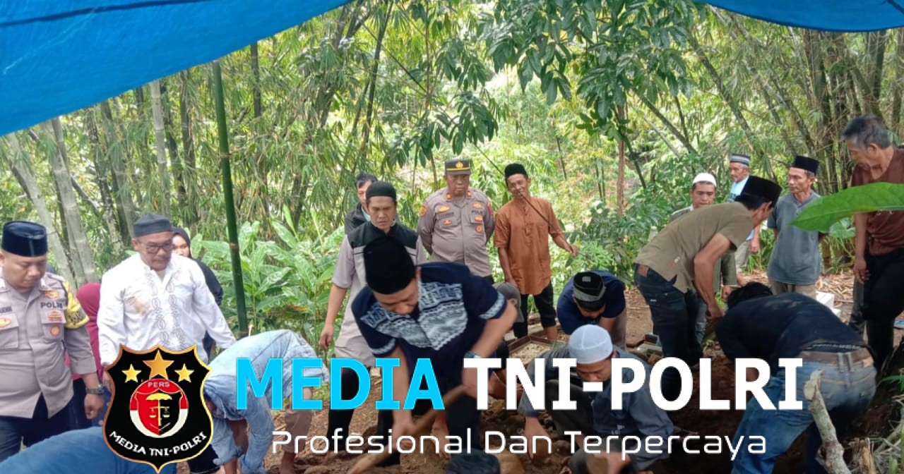 Polsek Sumberejo Kawal Pemakaman Novia Nurwana, Korban Kebakaran Gedung Terra Drone Jakarta