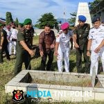 Ziarah Rombongan, Dandim 1310/Bitung, Tegaskan Ikrar Bakti Di Hari Juang TNI AD Ke-80