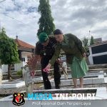 Jelang Hari Juang TNI AD, Dandim Wonogiri Pimpin Ziarah Rombongan Dan Tabur Bunga