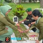 Momentum Hari Juang Kartika, Kodim 0808/Blitar Melaksanakan Ziarah Rombongan Di TMP Raden Widjaja