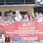 Menjelang Natal Polres Kotim Adakan Anjangsana Dan Berikan Bansos