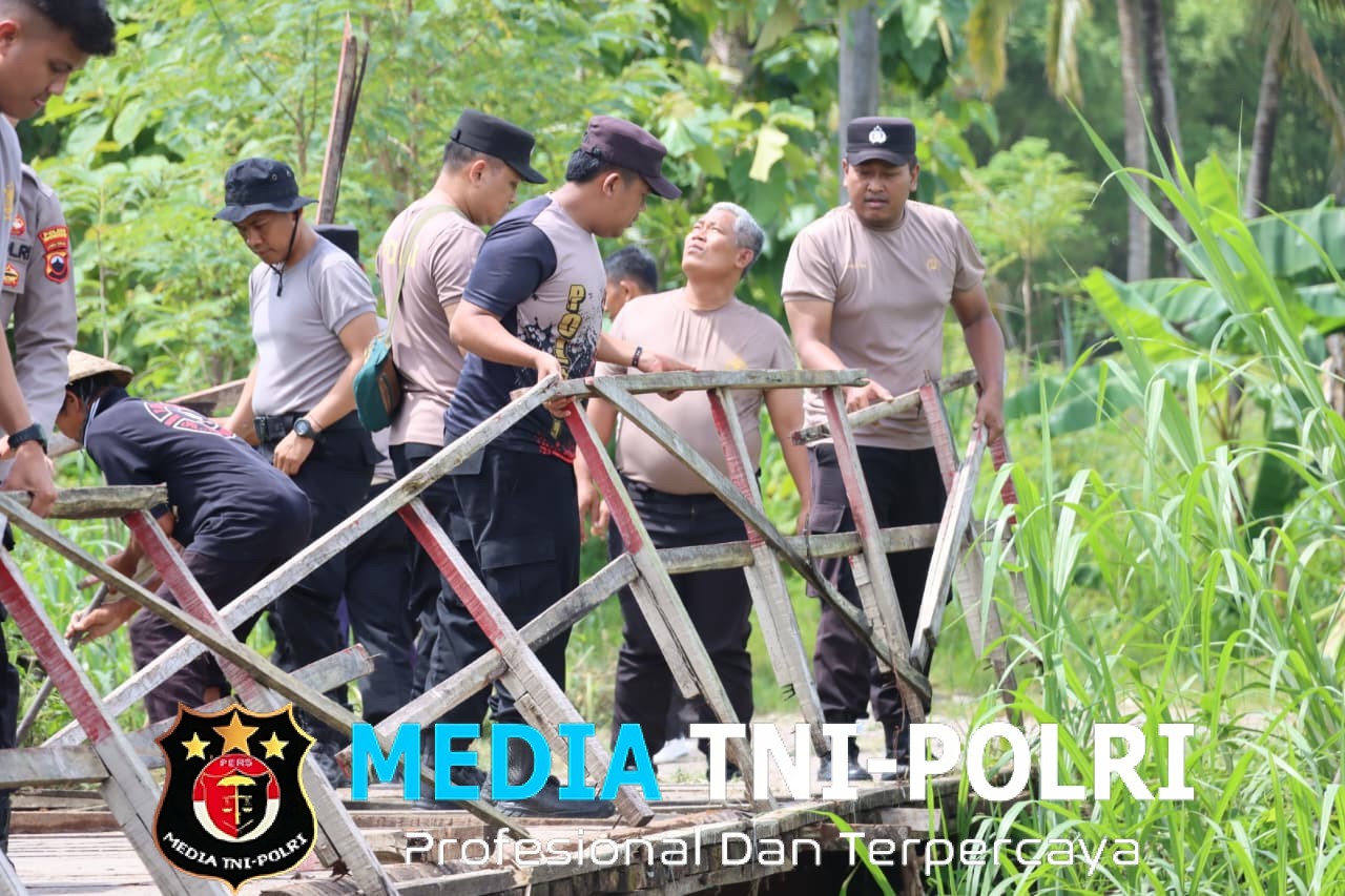 Renovasi Jembatan Dungtemu Dimulai, Polres Wonogiri dan Pemkab Perkuat Sinergi untuk Akses Warga