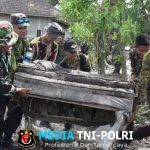 Semangat Hari Juang Kartika ke-80 Kodim 0818/Malang-Batu ‘Turun Gunung’ Bersihkan Sisa Erupsi Semeru di Supiturang