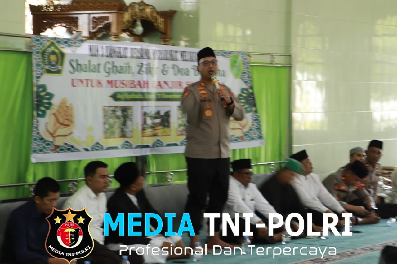 MAN 3 Langkat Gelar Shalat Ghaib, Zikir, dan Doa Bersama untuk Korban Banjir Sumatera, Dihadiri Kapolres Langkat