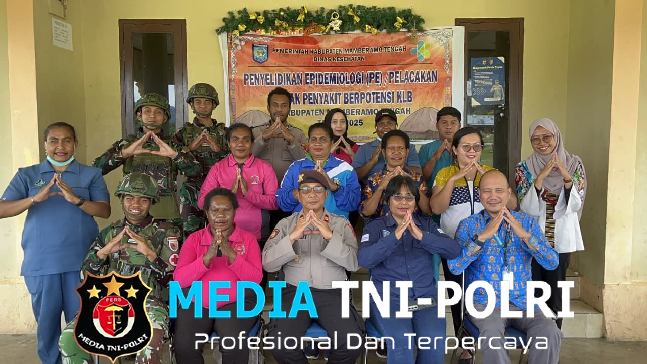 Membangun Sinergi Kesehatan Satgas Yonif 521/DY Berikan Pelayanan Kepada Masyarakat di Distrik Kobakma